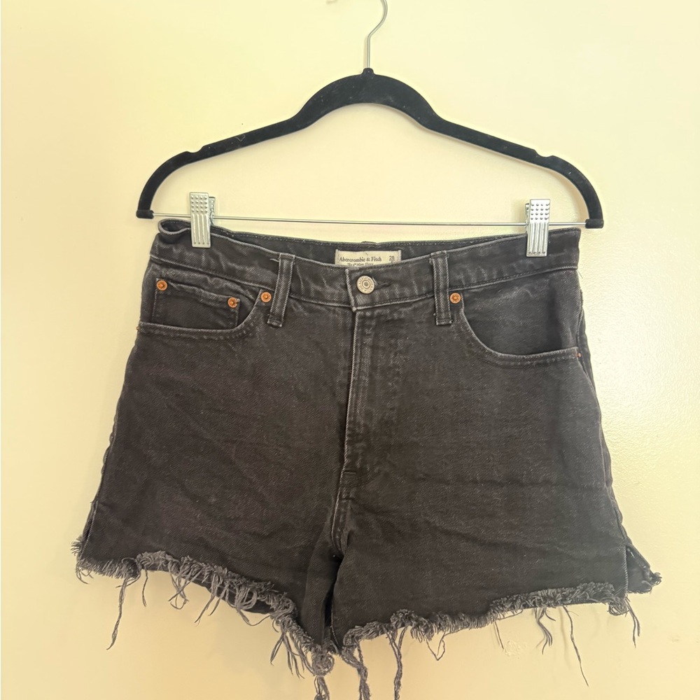 Abercrombie & Fitch Women's High Rise Mom Shorts